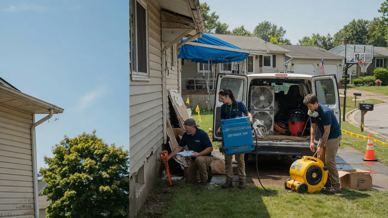 Ceiling Leak Cleanup in Long Grove, IA near me