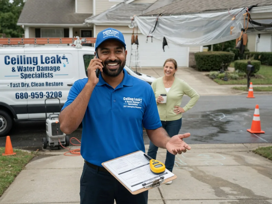 Ceiling Leak Cleanup Long Grove, IA FAQs